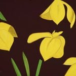 Alex Katz - Yellow Flags on Brown - 2023