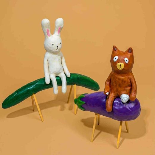 Atsushi Kaga - Cucumber Horse and Aubergine Cow - 2023