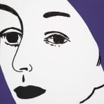 Alex Katz - Ada (Black & Purple) - 2022