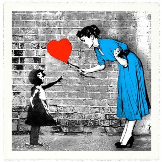 Mr Brainwash - Love Catcher - Canvas Edition - 2023