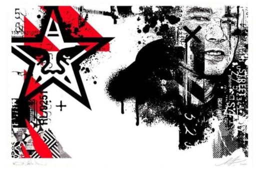 Shepard Fairey x WK - WK / Shepard Portrait - 2023