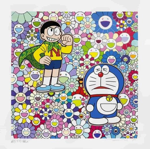 Doraemon x Takashi Murakami - I feel like I've become a power man! But is it okay? - 2023