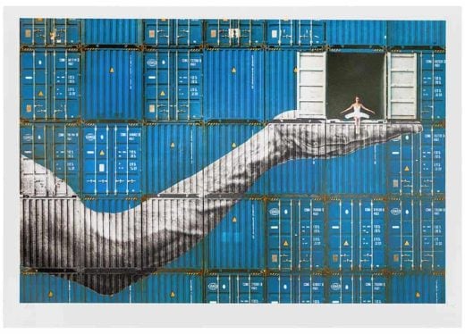 JR - Ballerina in Containers, On the Edge, Le Havre, France - 2023
