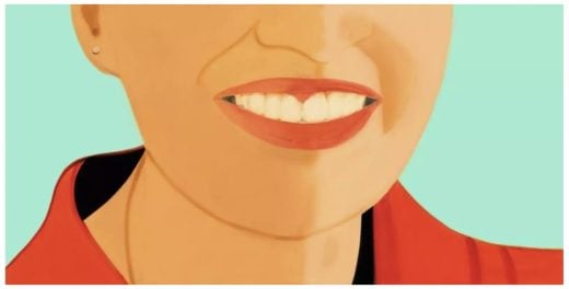 Alex Katz - Big Smile (Vivien) - 2021