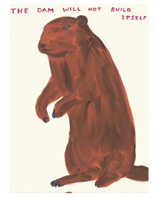 David Shrigley - The Dam Will Not Build Itself - 2023