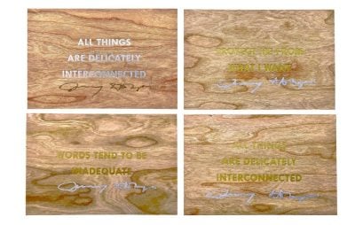 Jenny Holzer - New Signed Truism Postcards - 2023