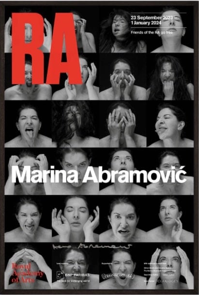 Marina Abramović - Four Crosses - 2023