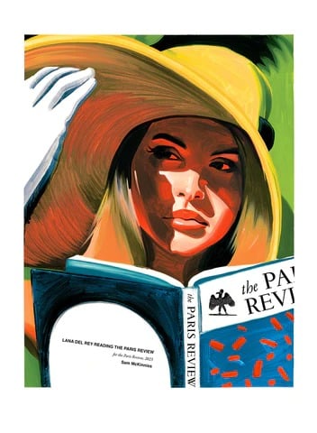 Sam McKinniss - Lana Del Rey Reading The Paris Review - 2023