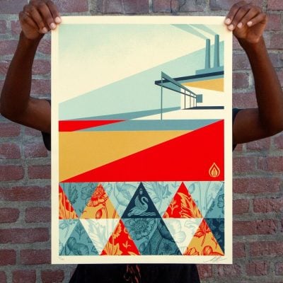 Shepard Fairey - Pattern of Denial - 2023