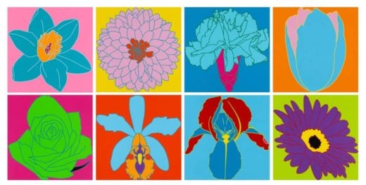 Michael Craig-Martin - Flowers - 2023