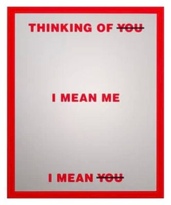 Barbara Kruger - Untitled (Mirror) - 2024