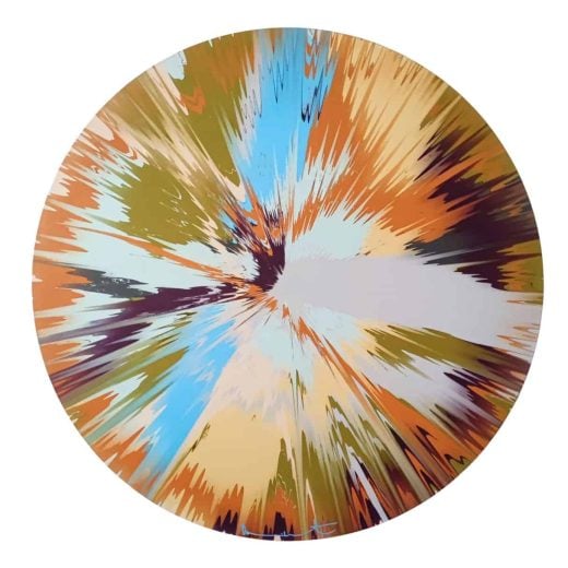 Damien Hirst - Beautiful, Staring-Light Vapor Painting - 2023