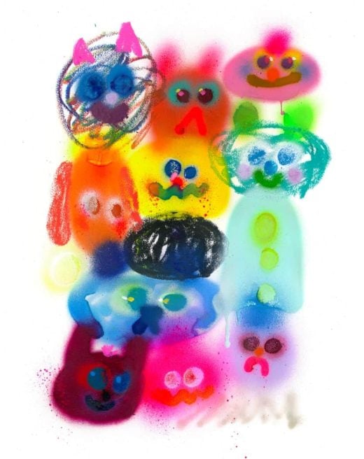 Jon Burgerman - Earthlings - 48 Hour Timed Fundraising Edition - 2024