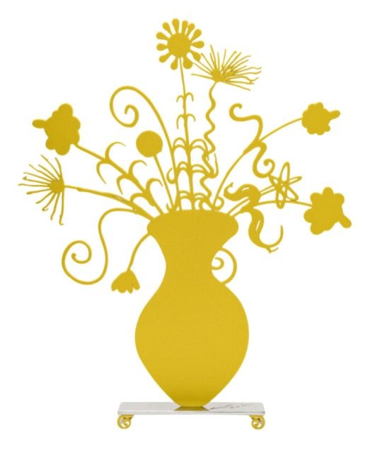 Kenny Scharf - Flores Yellow - 2023