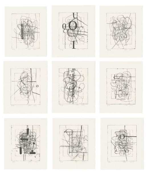 Christopher Wool - Defenestration Suite 1-9 - 2023