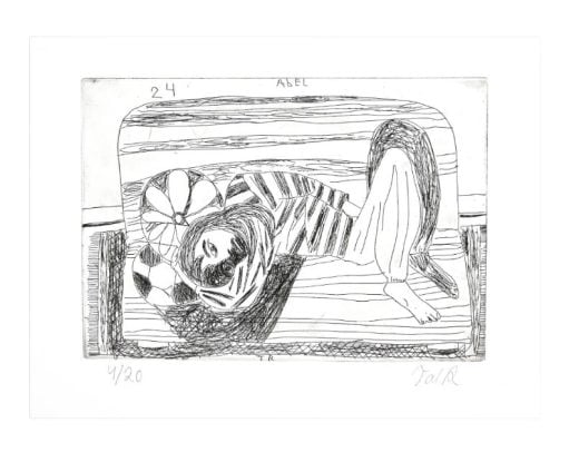 Tal R - Etching - 2024