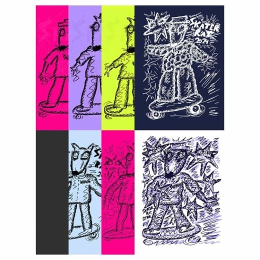 Bjarne Melgaard - Skater Rat Series - 2024
