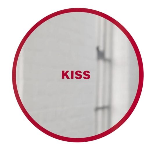 Barbara Kruger - UNTITLED (2KISS) - 2024