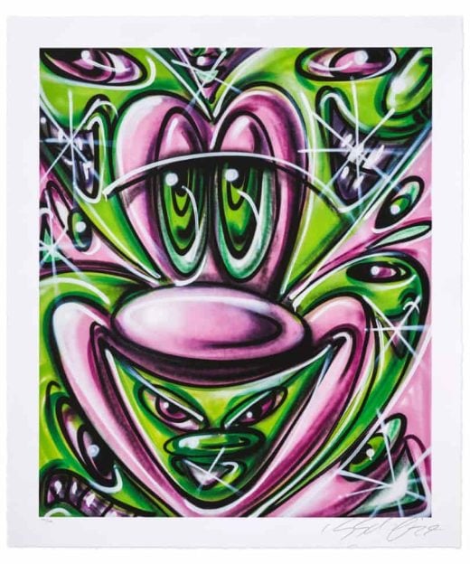 Kenny Scharf - PINK 'N GREEN - 2024