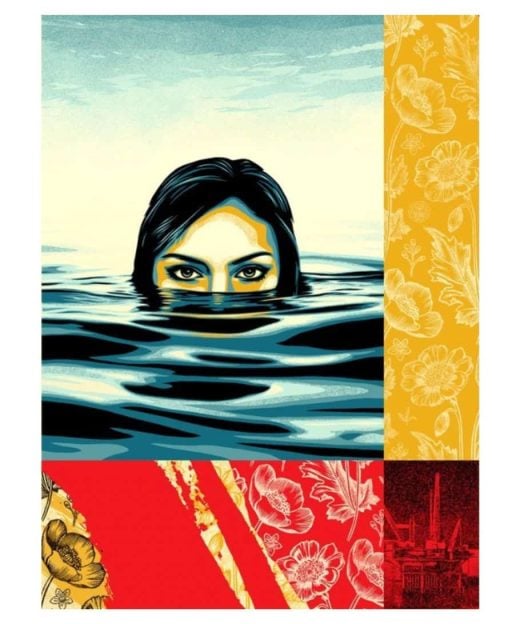 Shepard Fairey - Treading Water - 2024