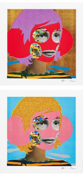 Paul Insect - Something Forbidden - Gold and Blue - 2024