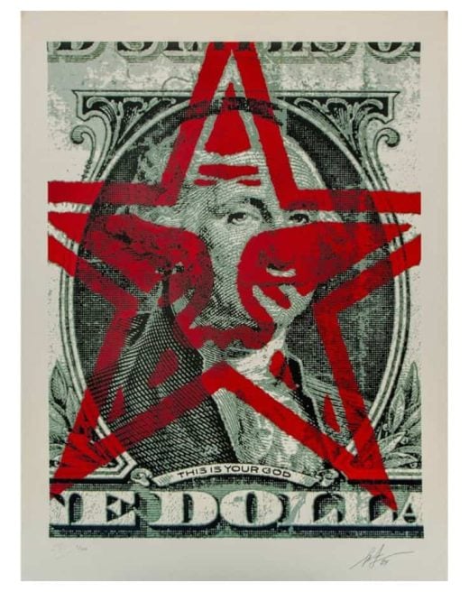 Shepard Fairey and Hecho Con Ganas - This is Your God - 2024