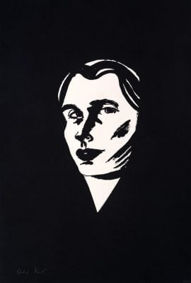 Alex Katz - Black 3 (Vivien) - 2022