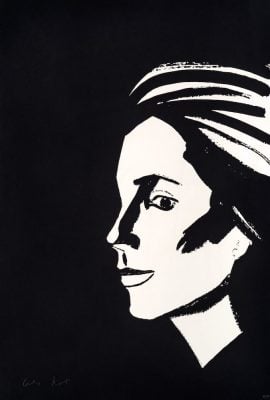 Alex Katz - Black 5 (Nicole) - 2022