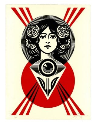Shepard Fairey - Third Eye Open - 2024