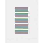 Bridget Riley - Intervals 3 (Green/Purple) - Framed - 2021