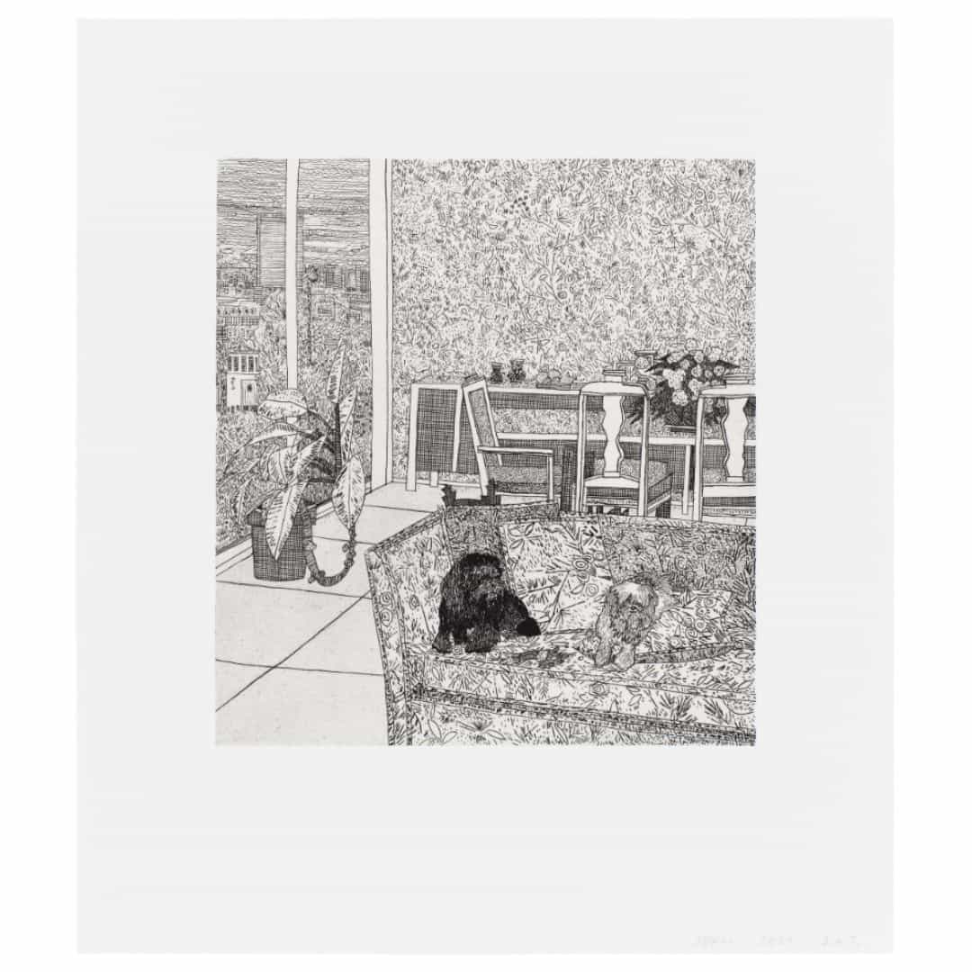 Jonas Wood - Robot and Bear *SOLD* - New Art Editions