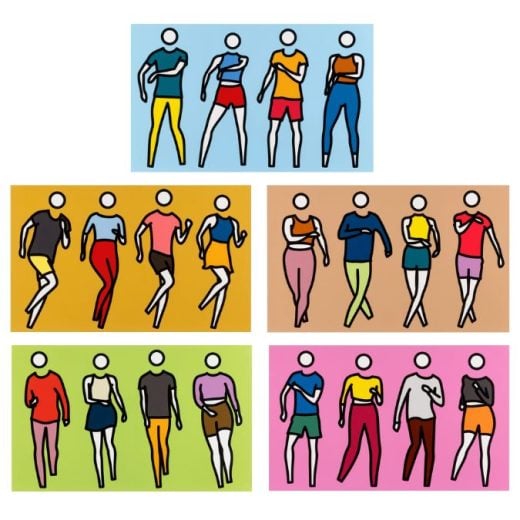 Julian Opie - Dance, Synced - 2024