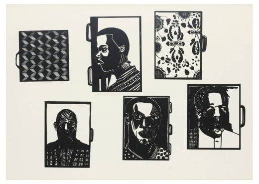 Lubaina Himid - Random Sightings/Men in a Hotel Drawer - 2024