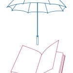 Michael Craig-Martin - Umbrella and Book - 2024