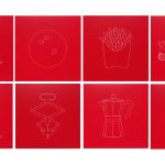 Michael Craig-Martin - Quotidian Red - 2024
