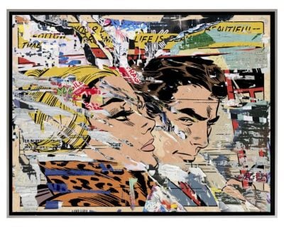 Mr Brainwash - You Drive Me Crazy (Framed Canvas) - 2024