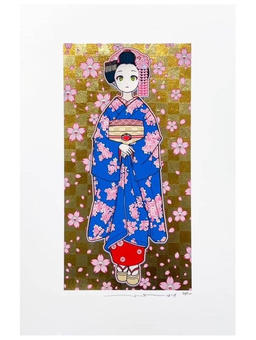 Takashi Murakami - Maiko-san Tanzaku - 2024
