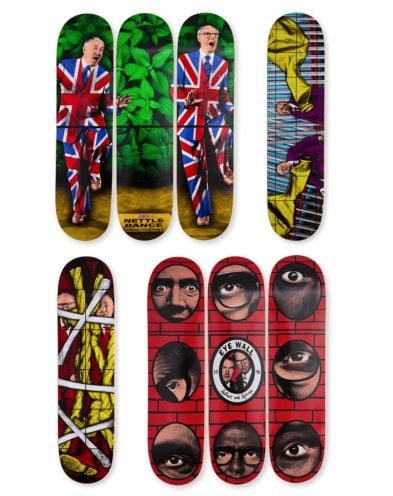 Gilbert and George - Four New Skateroom Editions - 2024