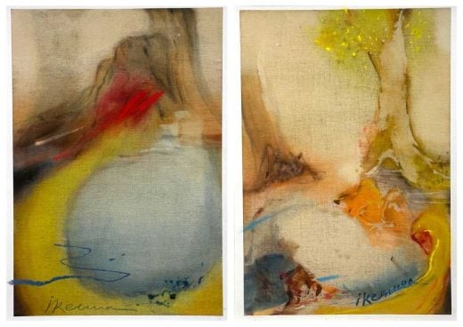Leiko Ikemura - Lago Rondo and Yellow Scape - 2024
