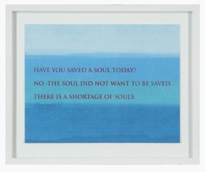 Louise Bourgeois - Have You Saved a Soul Today? - 2009