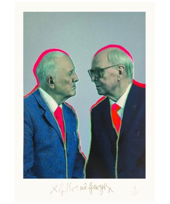 Chris Levine - Gilbert and George - 2024 Chris Levine - Gilbert and George - 2024