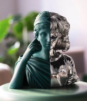 Daniel Arsham - Split Bust - 2025