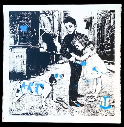 Mr Brainwash - Pup Art (Blue) - 2012