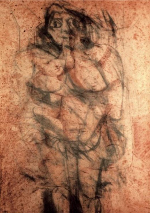 Private Collection - Andrea Fraser - Untitled Drawing (De Kooning/Raphael) - 1984/2007