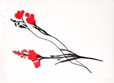 Donald Sultan - Red Freesia June 13 - 2024