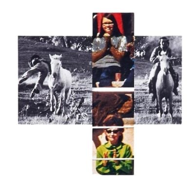 Private Collection - John Baldessari - The intersection Series: Person On Horse And Person Falling From Horse (with Audience) - 2001/2002