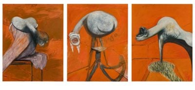 Francis Bacon - Three Studies for Figures at the Base of a Crucifixion - 2025
