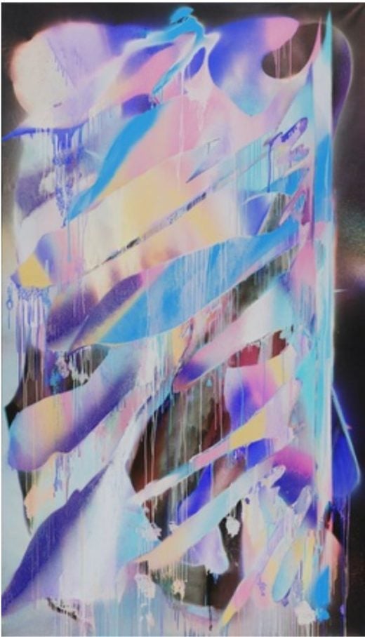 Private Collection - Katharina Grosse - O. T. - 2018