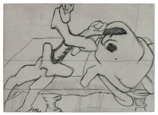 Private Sales - Maria Lassnig - Die Macht des Gedankens - 1985