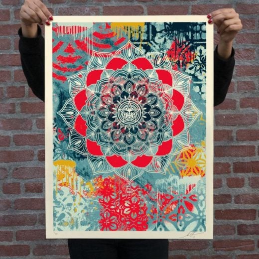 Shepard Fairey - Chaos Mandala - 2025